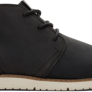 Navi Chukka Boot - Black Leather