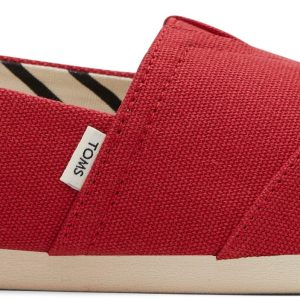 Women's Alpargata Classic - Red Canvas
