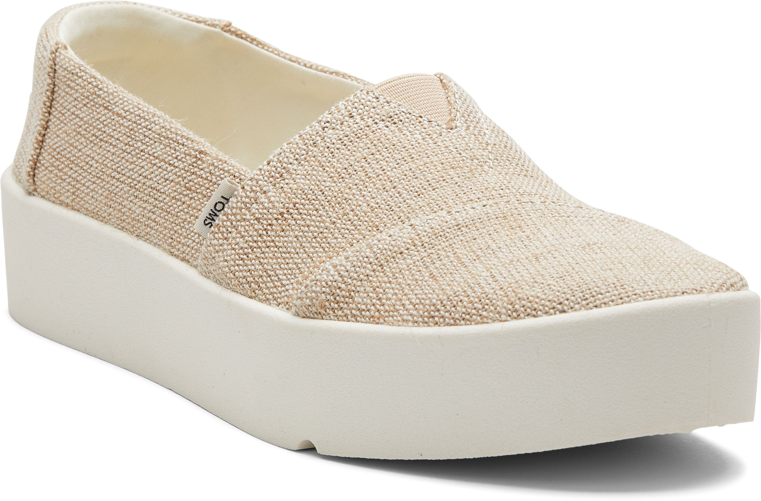Verona Slip-On Sneaker - Natural Undyed Heritage Canvas - Image 3