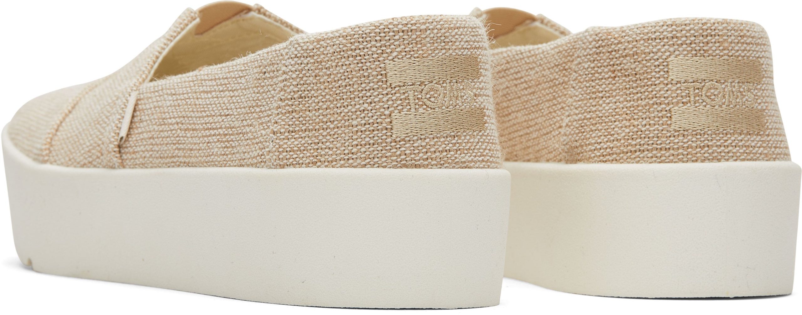 Verona Slip-On Sneaker - Natural Undyed Heritage Canvas - Image 4