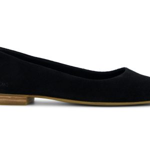 Briella Ballet Flat - Black Suede