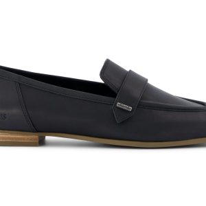 Lynette Loafer - Black Leather
