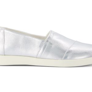 Alpargata Plus - Silver Metallic Leather