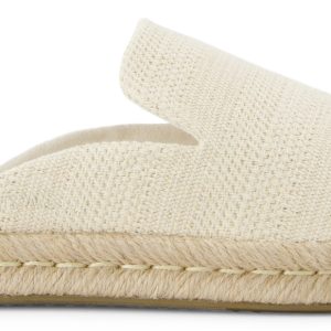 Women's Santiago Mule - Natural Undyed Metallic Linen