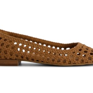 Briella Ballet Flat - Brown Sugar Woven Basket