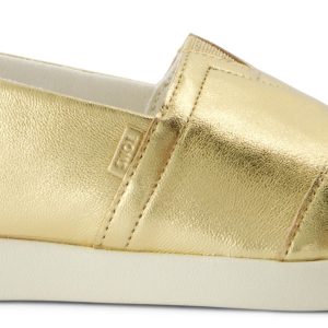 Alpargata Plus - Gold Metallic Leather