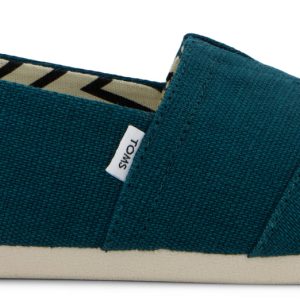Women's Alpargata Classic - Dark Teal Canvas