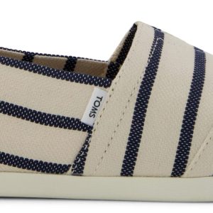 Women's Alpargata Classic - Natural/Navy Riviera Stripe