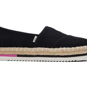 W's Alpargata Platform Rope  - Black