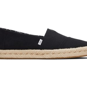 M's Alpargata Rope 2.0 Recycled Cotton Slubby Woven - Black