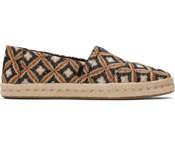 W's Alpargata Rope 2.0 Geo Woven - Black