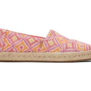 W's Alpargata Rope 2.0 Geo Woven - Shell Pink