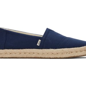 W's Alpargata Rope 2.0 Recycled Cotton Slubby Woven - Navy