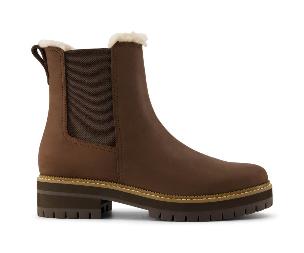 W's Bennet Nubuck Leather/Faux Fur - Oak Brown