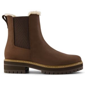 W's Bennet Nubuck Leather/Faux Fur - Oak Brown