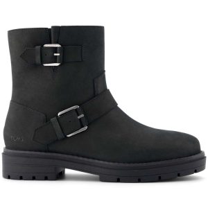 W's Ionie Moto Nubuck Leather - Black