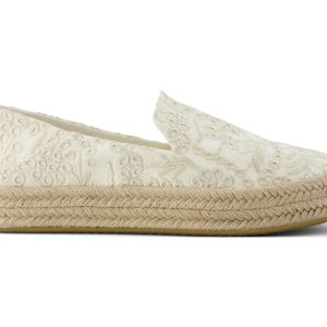 W's Carolina Botanical Eyelet  - Egret