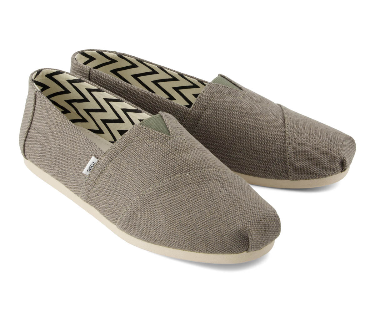 M's Alpargata Classic Heritage Canvas - Vetiver Grey - Image 3