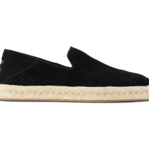 M's Santiago Diamond Perforated Suede - Black